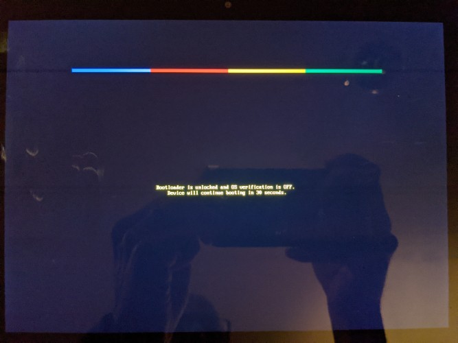 Unlocked bootloader on Pixel C